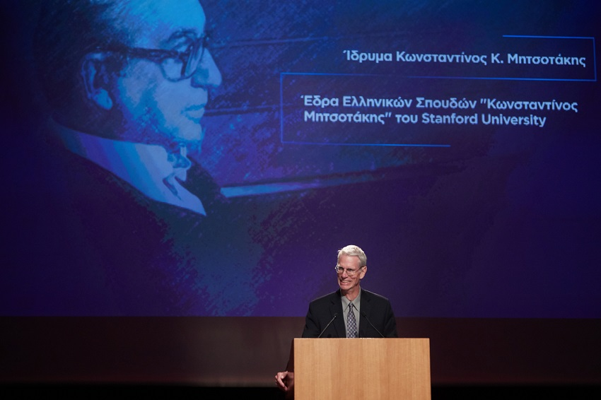 Ο καθηγητής Josiah Ober στο Μέγαρο Μουσικής Αθηνών, 12/9/2017